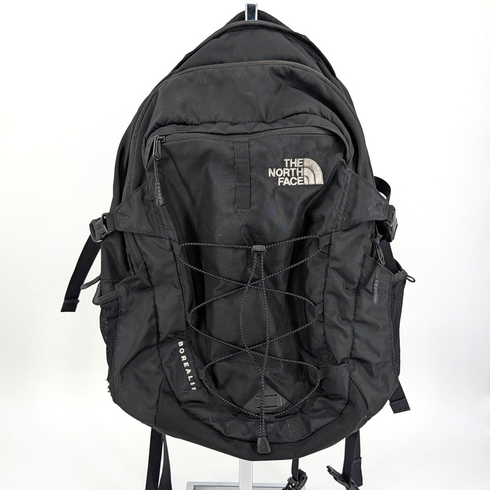 The North‎ Face Borealis Backpack Black FlexVent Laptop Bag - Mesh Pocket Damage